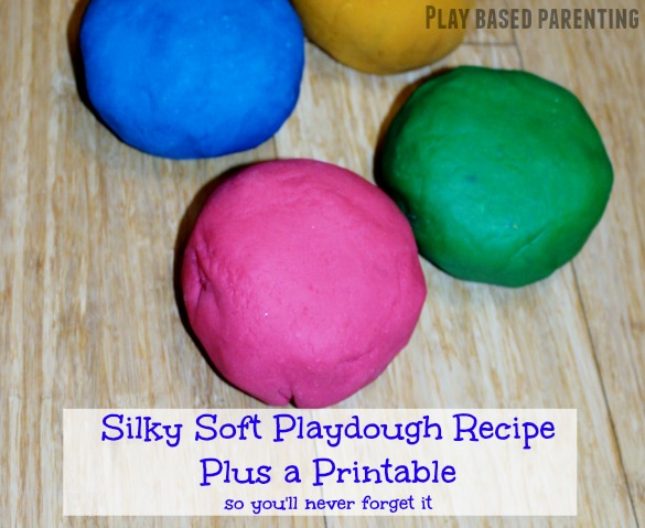 Super Soft Playdough Recipe