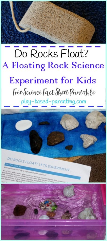 floating rock science for kids. can a rock float