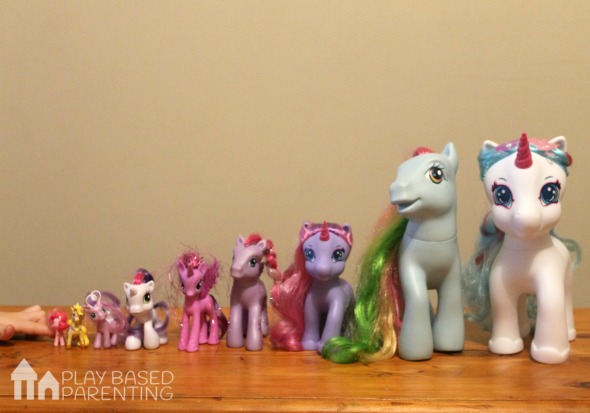 early numeracy and math skills with my little ponies