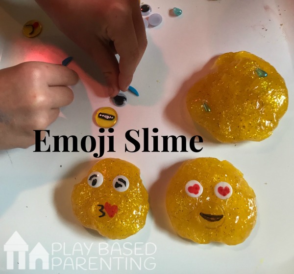 Developing emotional intelligence in children with Emoji slime