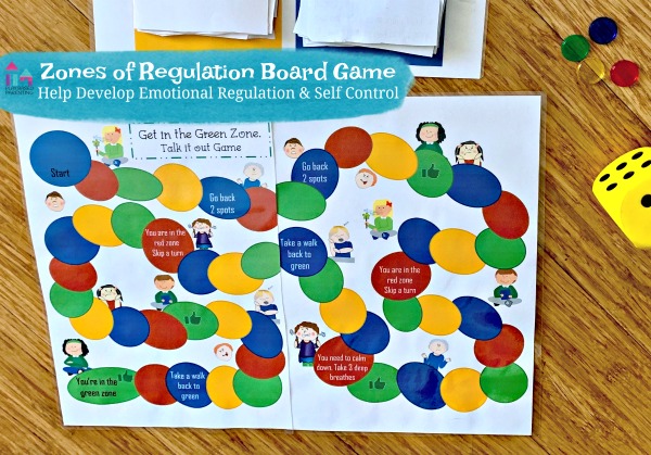 zones of regulation board game